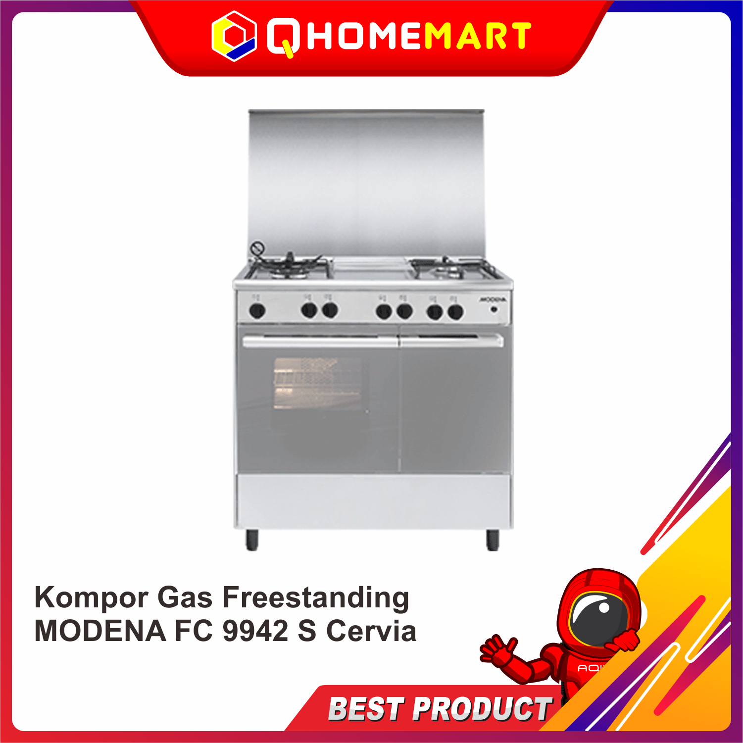 Kompor Gas Freestanding MODENA FC 9942 S Cervia