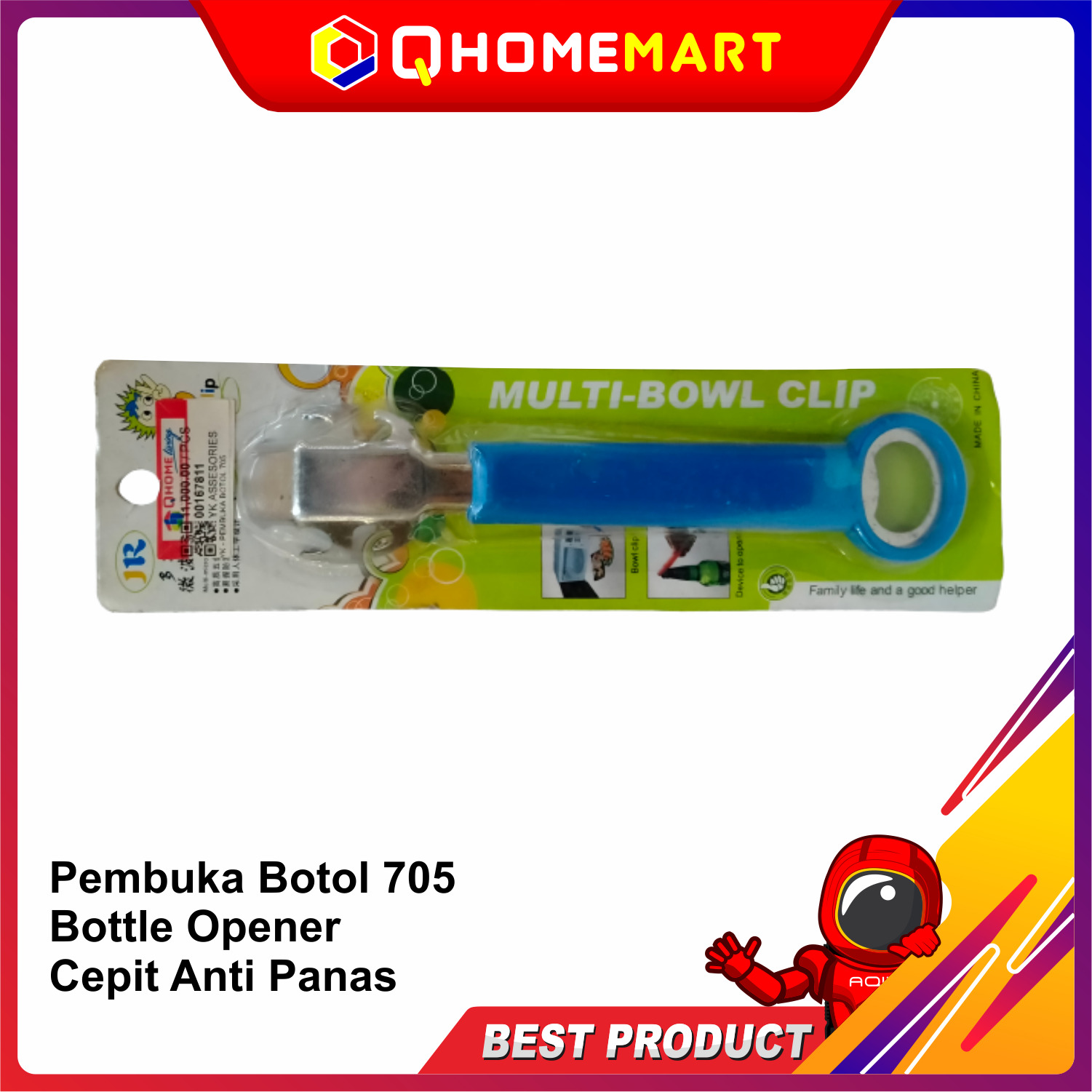 Pembuka Botol 705 Bottle Opener Cepit Anti Panas