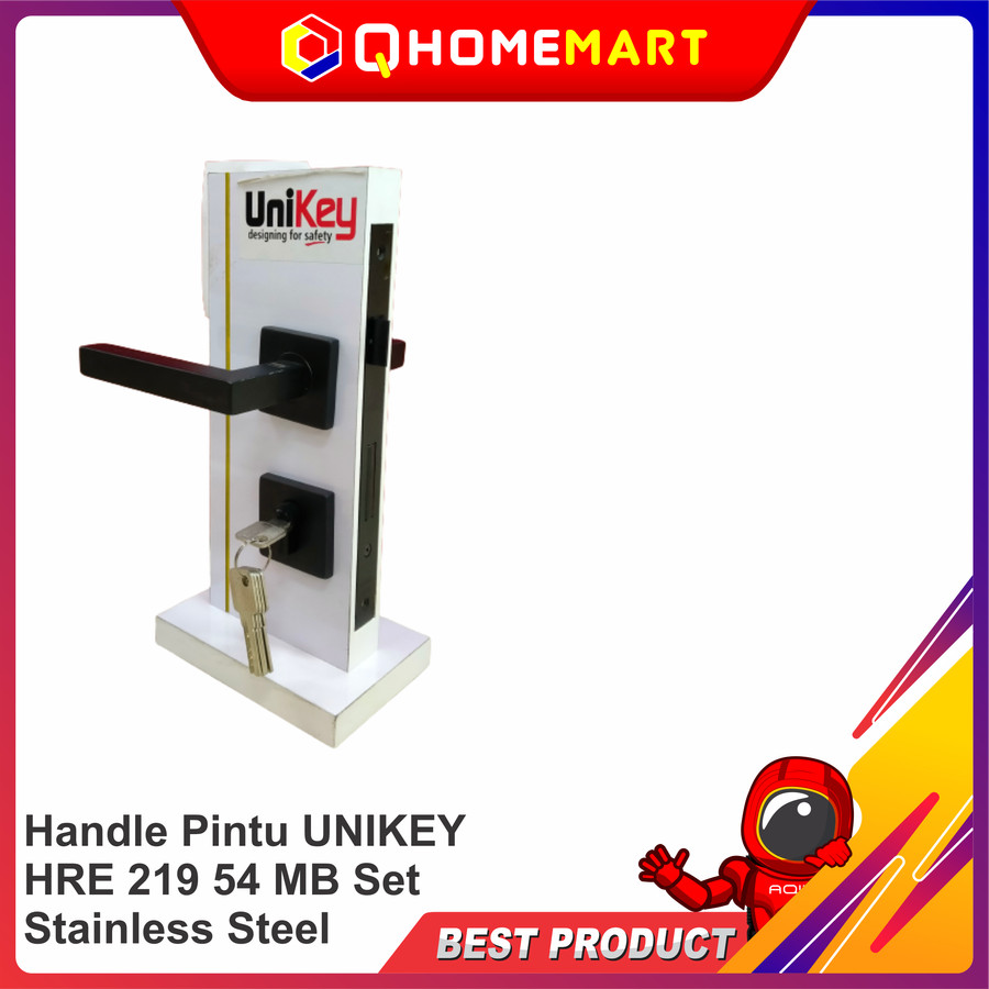 Handle Pintu UNIKEY HRE 219 54 MB Set Stainless Steel
