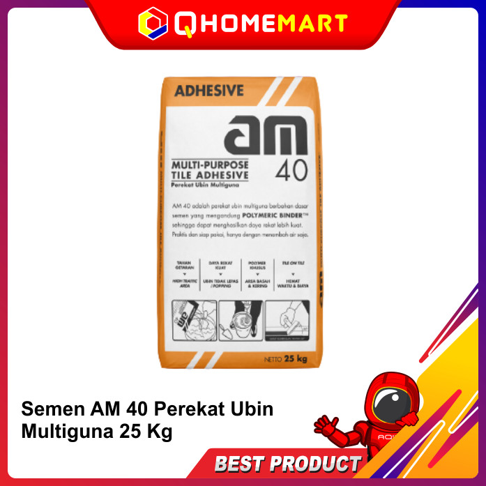 Semen AM 40 Perekat Ubin Multiguna 25 Kg