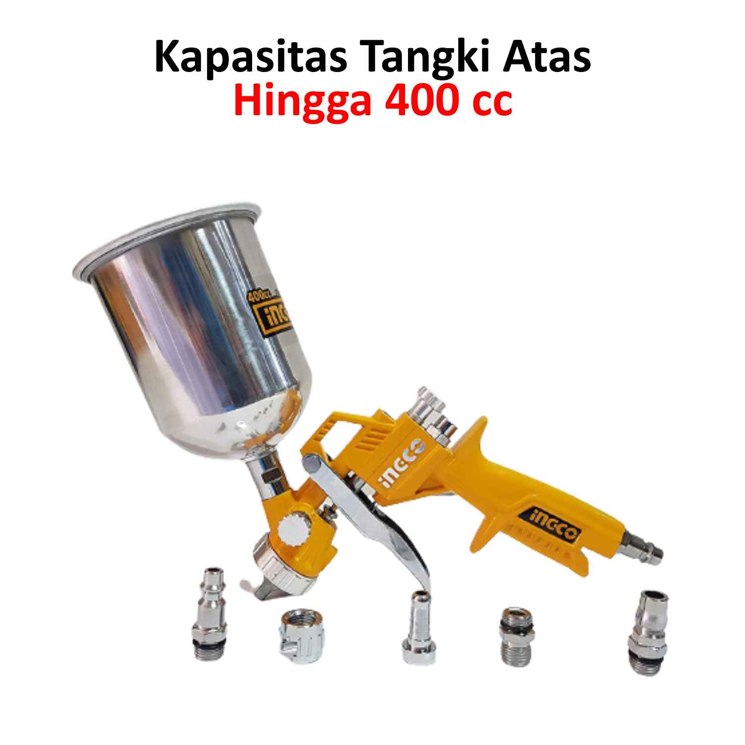 Spray Gun INGCO ASG4041 Tabung Atas 400 Cc