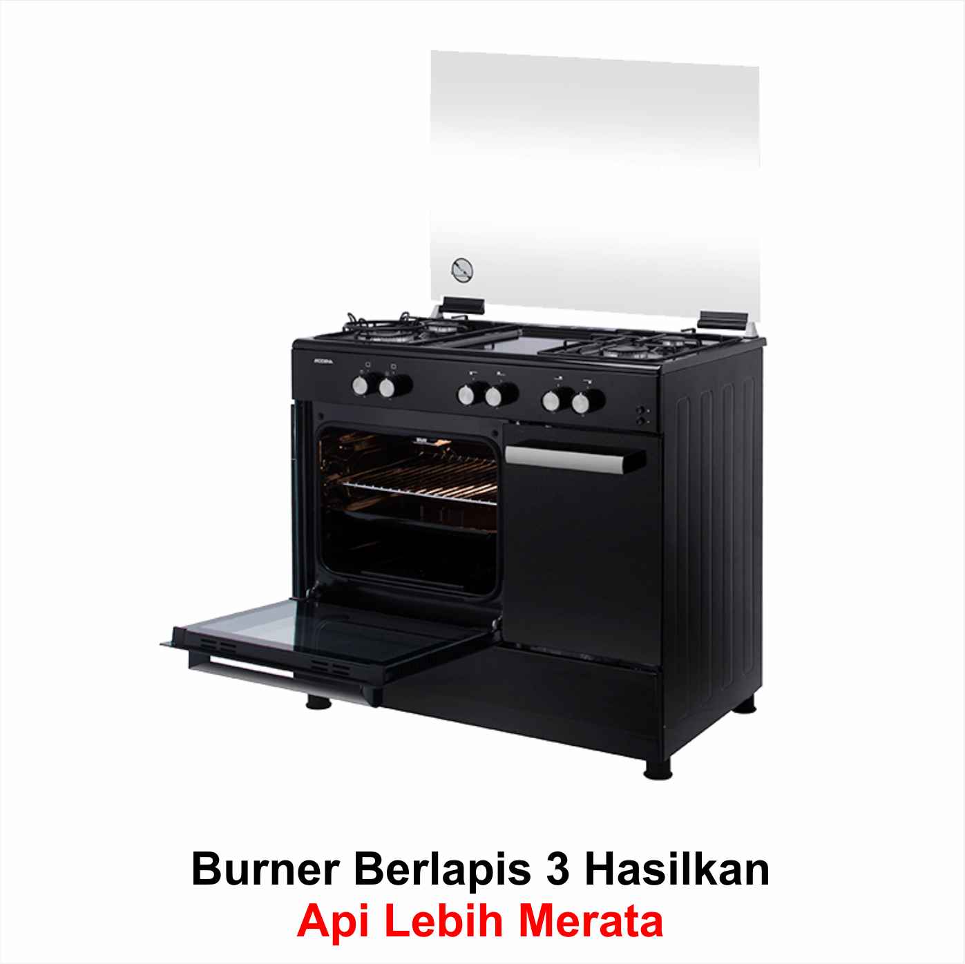 Kompor Freestanding MODENA FC 8943 55 Liter