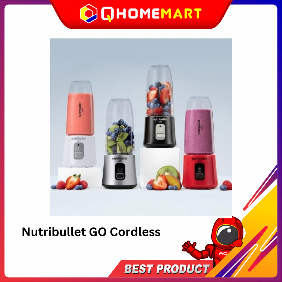 Nutribullet GO Cordless ( Nirkabel ) Portable USB Blender - Coral