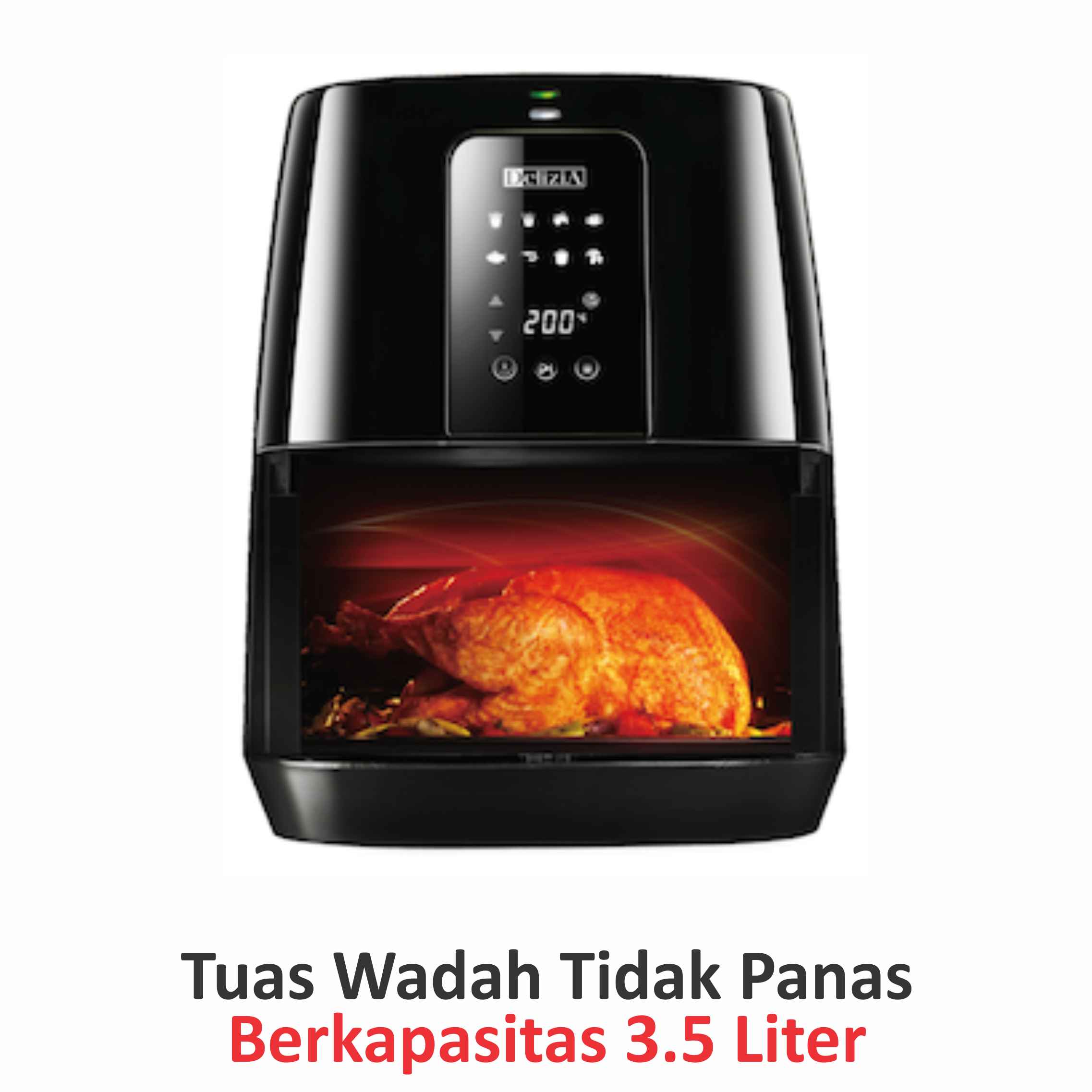 Air Fryer DELIZIA DAF3506 DI 3.5 Liter Penggoreng Tanpa Minyak