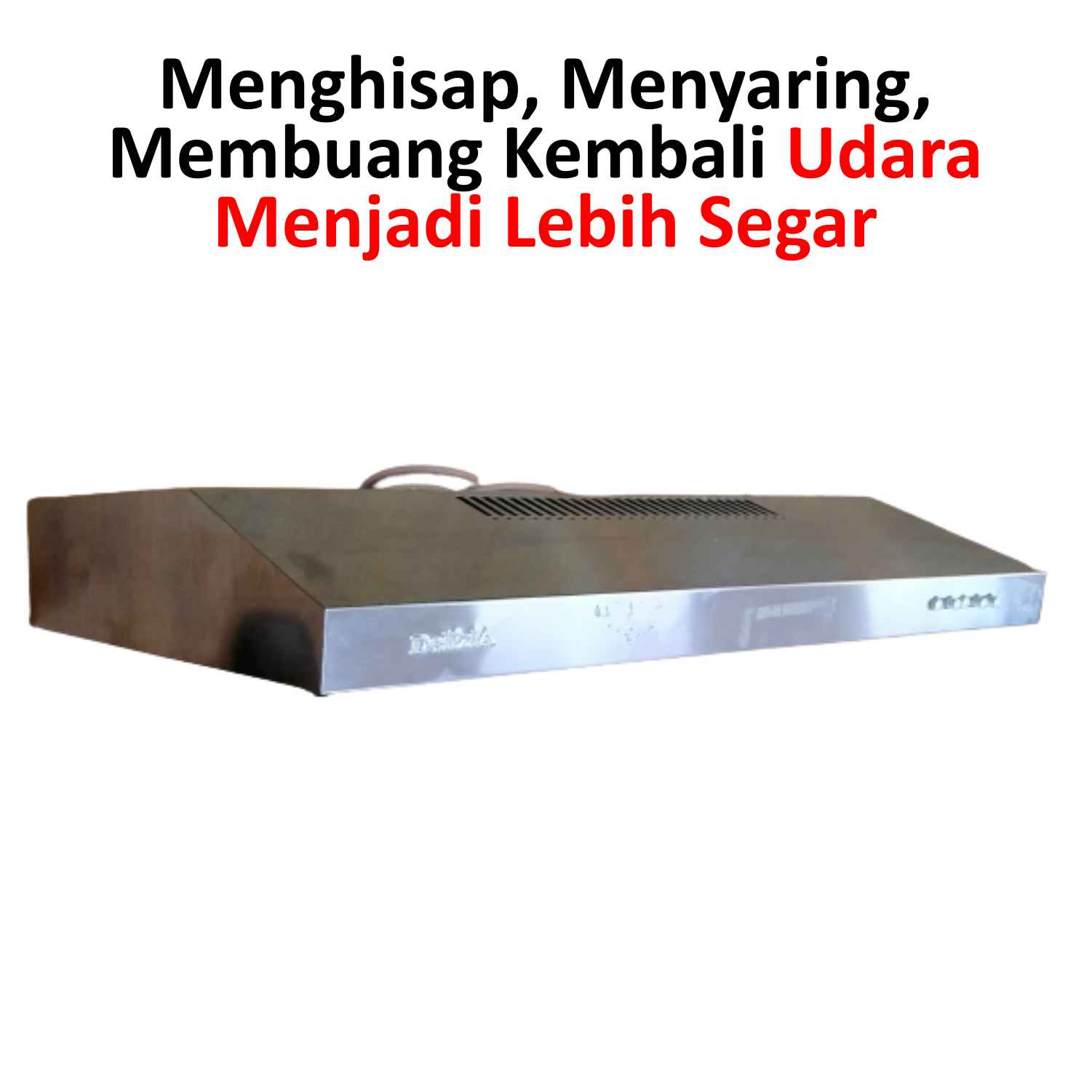 Cooker Hood DELIZIA DSH 6C4 IX Penghisap Asap Slim