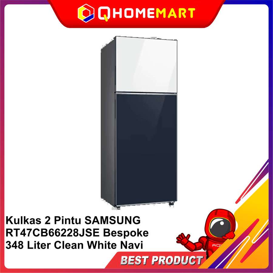 Kulkas 2 Pintu SAMSUNG Bespoke RT35CB56408ASE RT47CB66228JSE 348L 465L - RT35 348L