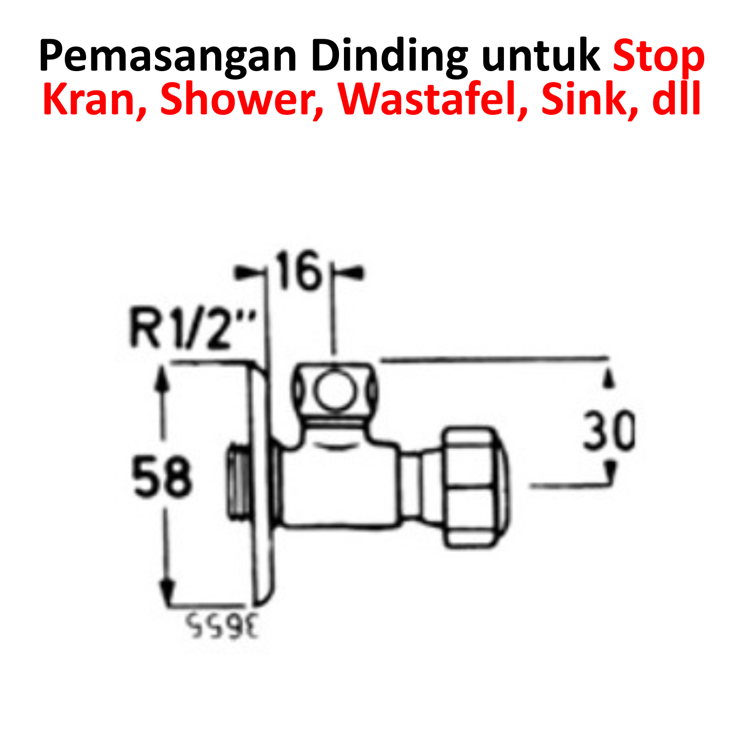 Stop Keran AMERICAN STANDARD F54400 Chadys Mono