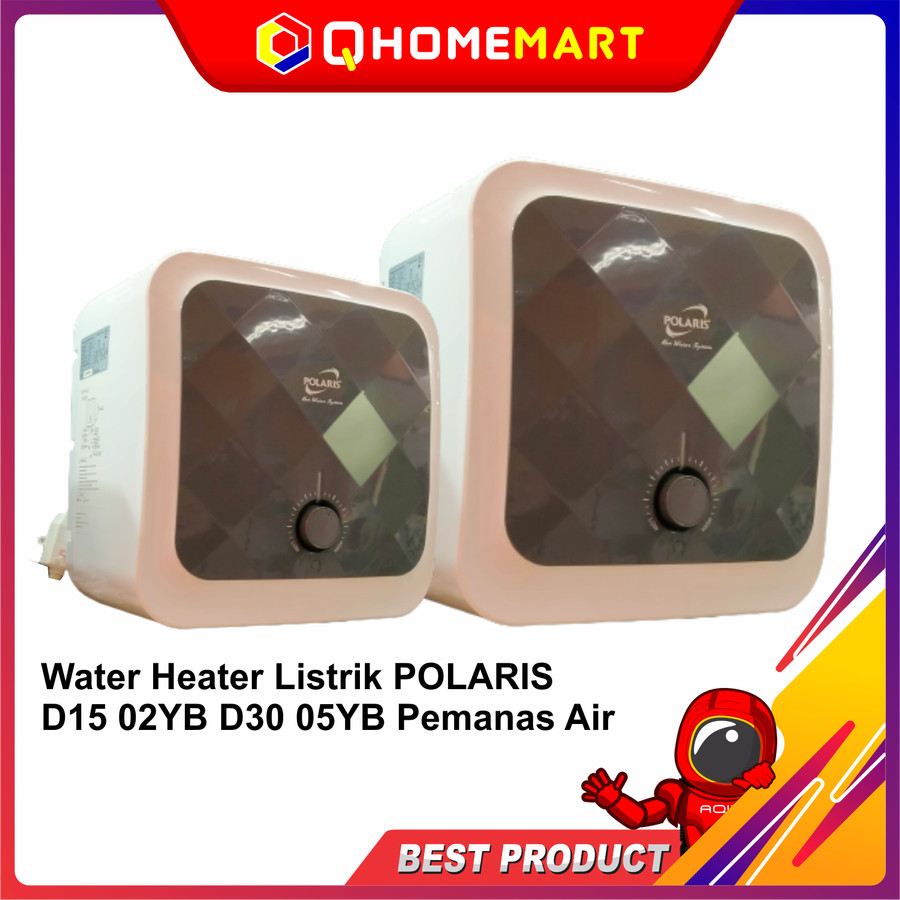 Water Heater Listrik POLARIS D15 02YB D30 05YB Pemanas Air - D15-02YB