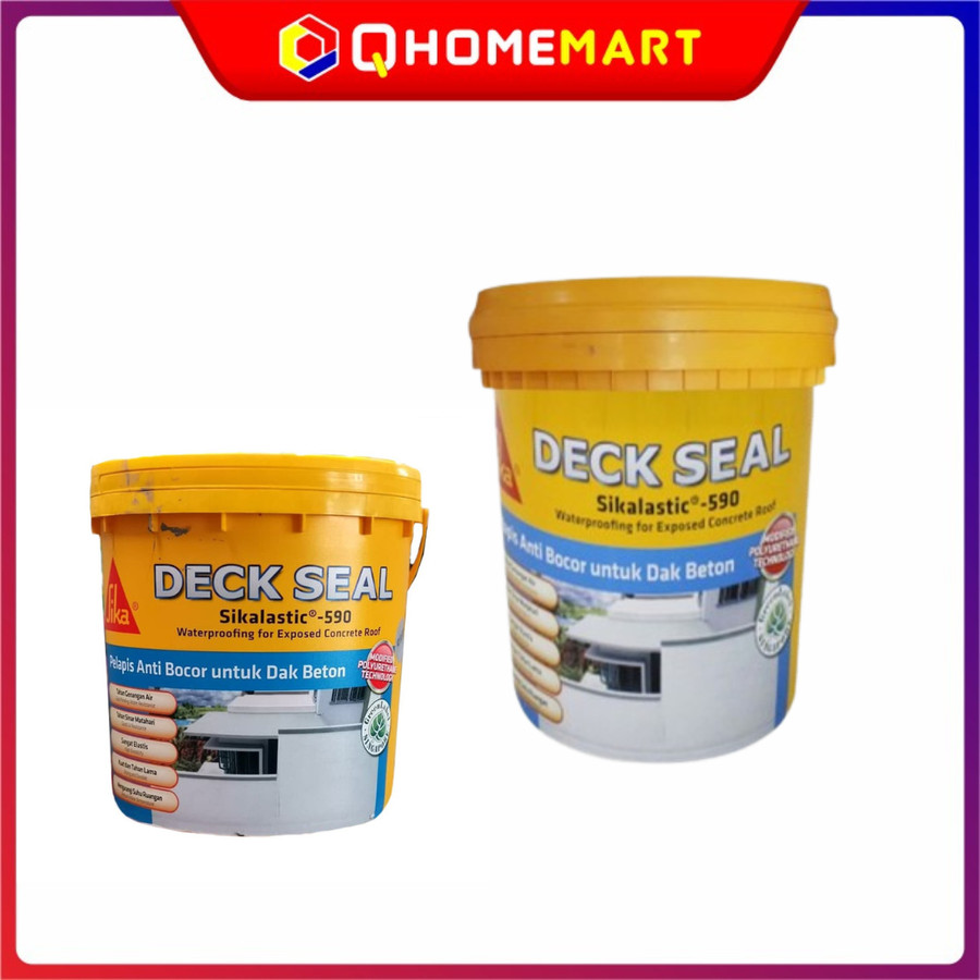 Semen Pelapis Kedap Air SIKA Sikalastic 590 Deckseal Grey - 4 kg