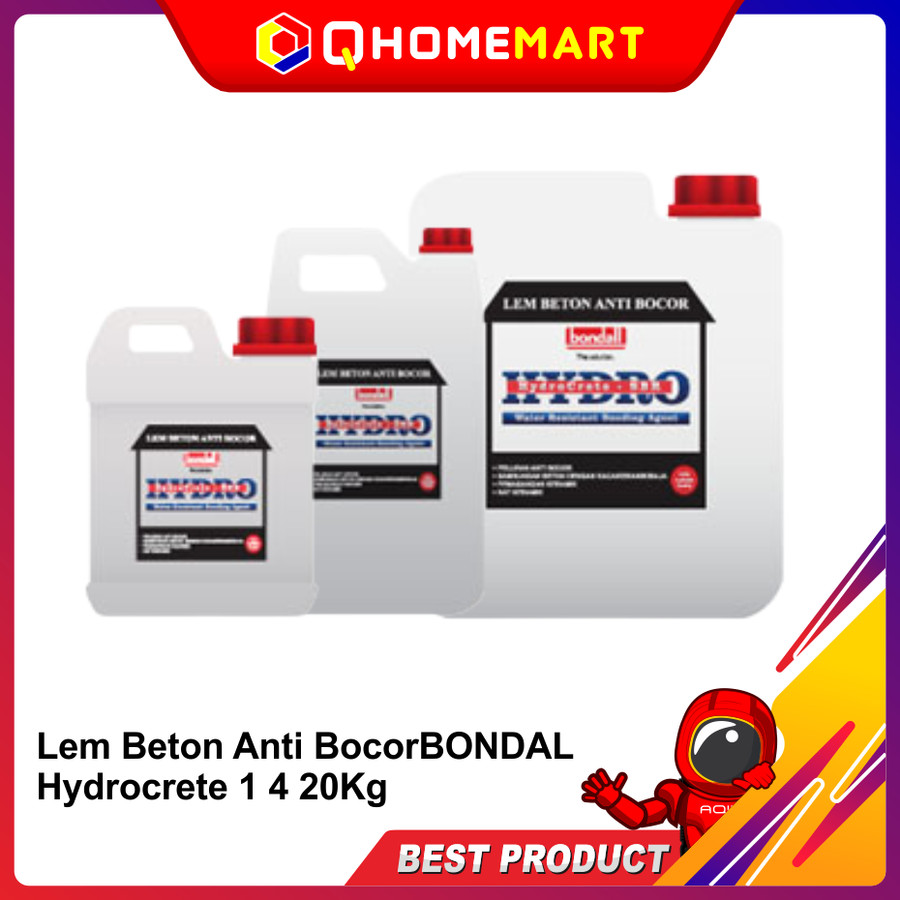 Lem Beton Anti Bocor BONDAL Hydrocrete 1 4 20Kg - 1 Kg