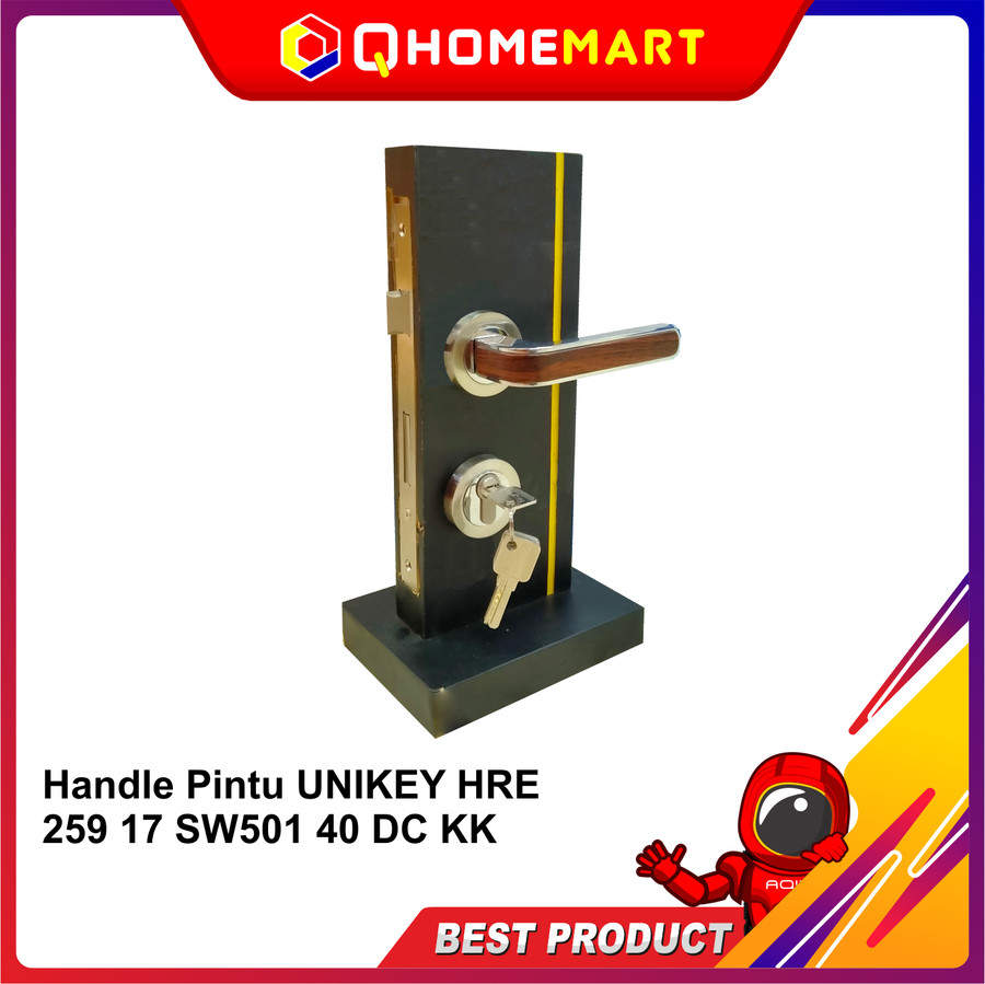 Handle Pintu UNIKEY HRE 259 17 SW501 40 DC KK