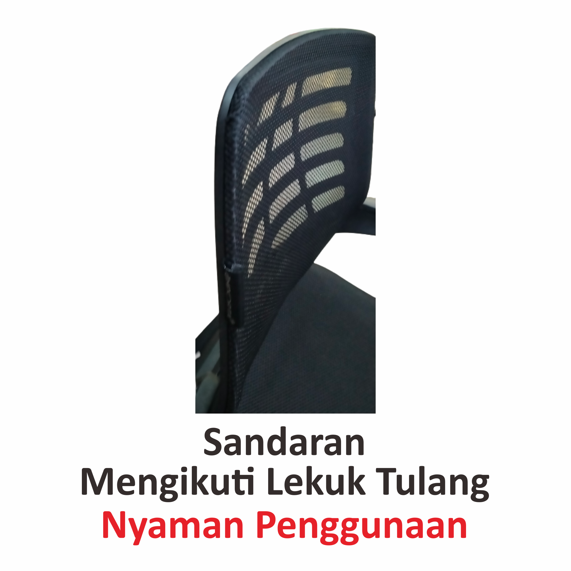 Kursi Kantor IMPORTA IMP OC W3 Black Jaring Hidrolik