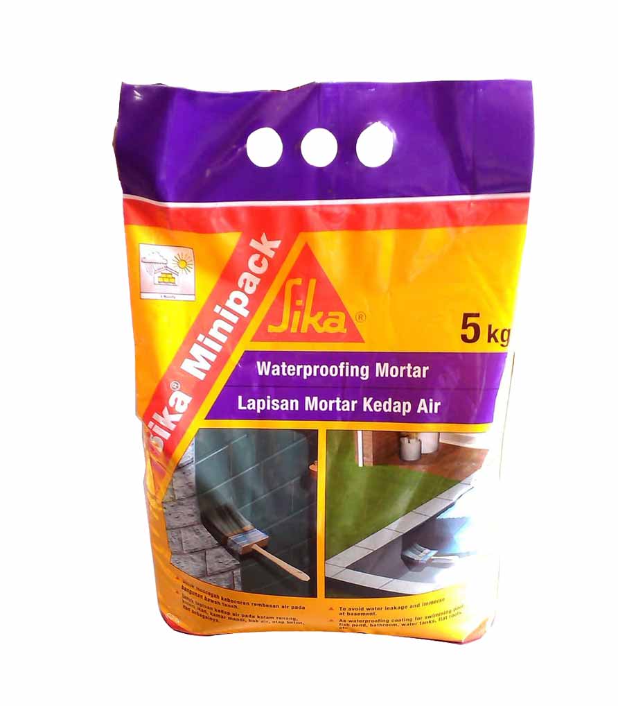 Pelapis Kedap Air Sika Waterproofing Mortar 5kg