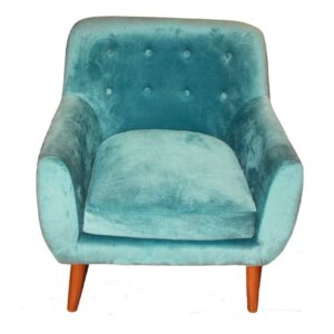 Sofa Nelson 1 Seat Midili Biru Muda