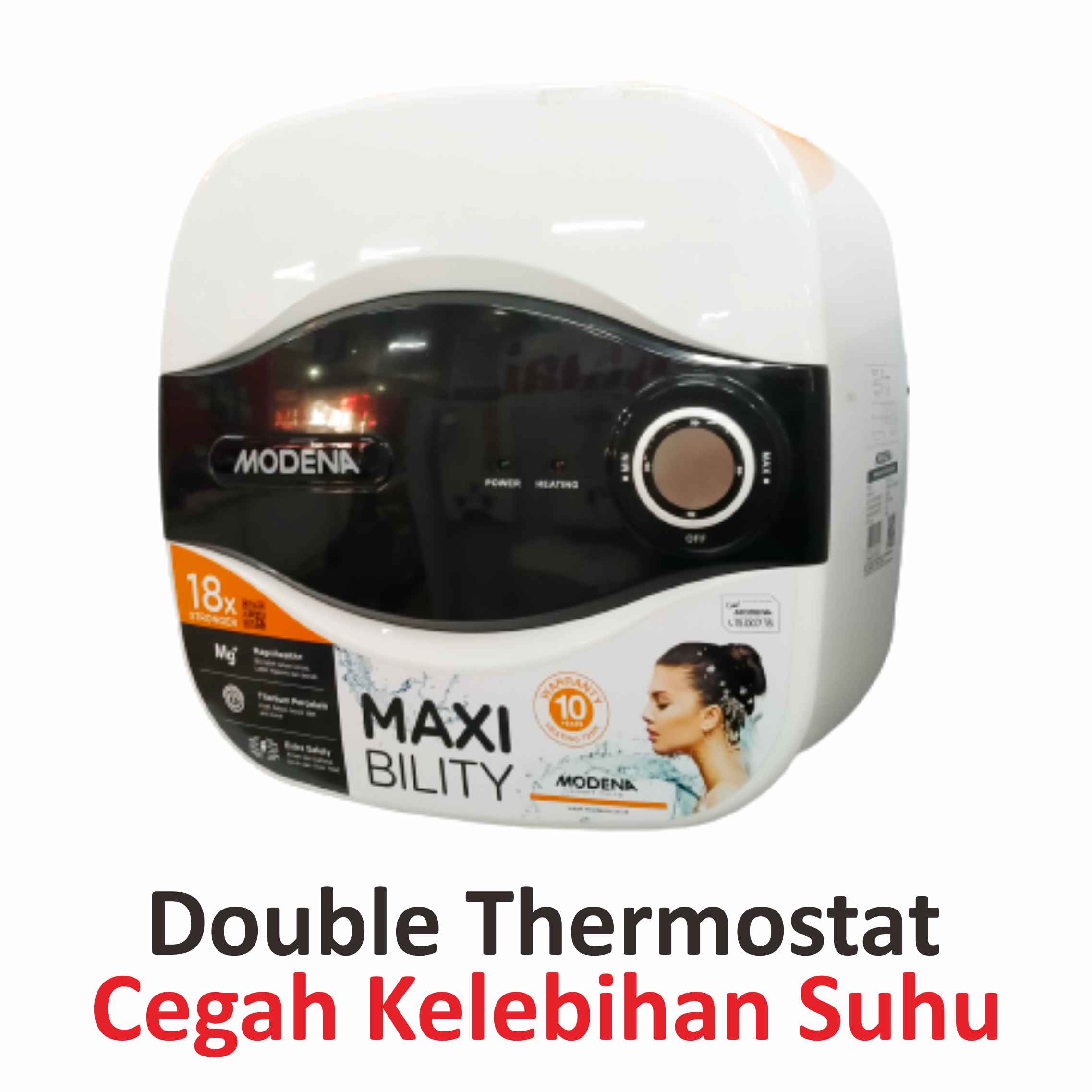 Water Heater Listrik MODENA ES 10A3 Pemanas Air 10 Liter